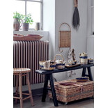 Bloomingville Tasse à expresso Solange avec soucoupe - lot de 4 Bloomingville Tasse à expresso Solange avec soucoupe - lot de 4