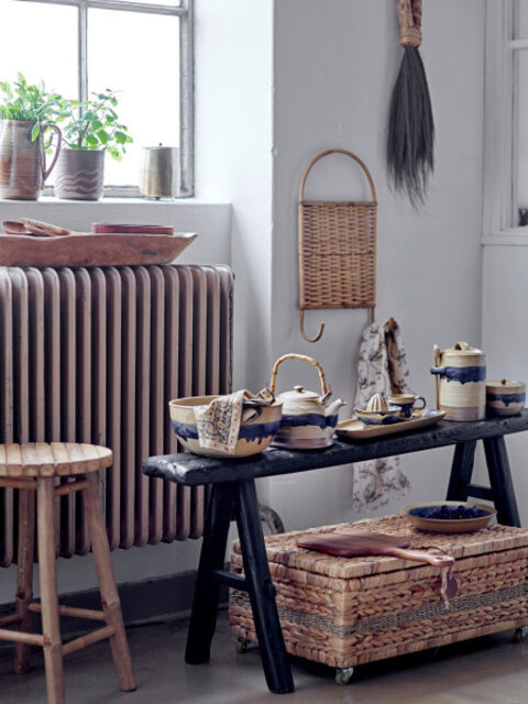 Bloomingville Solange espresso kop met schotel - set van 4 stuks