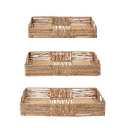 Bloomingville Lecia dienblad - set van 3 stuks