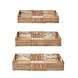 Bloomingville Lecia dienblad - set van 3 stuks Bloomingville Lecia dienblad - set van 3 stuks