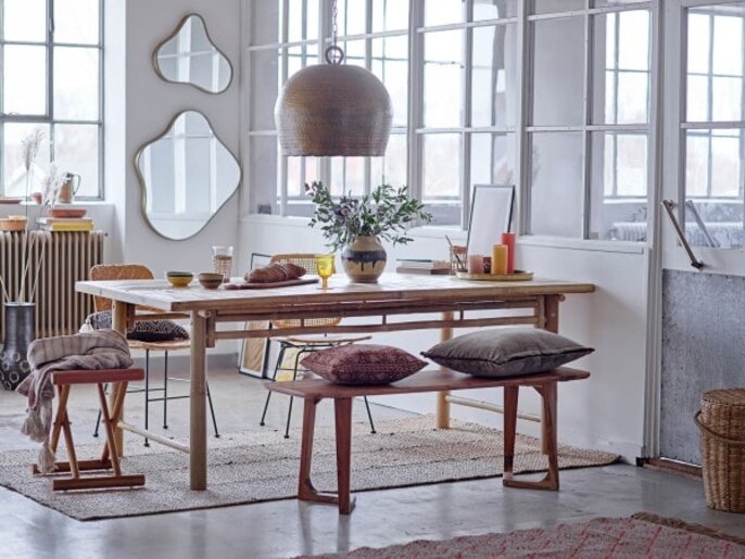 Bloomingville gulla basket