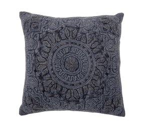 Bloomingville Coussin Adin - bleu