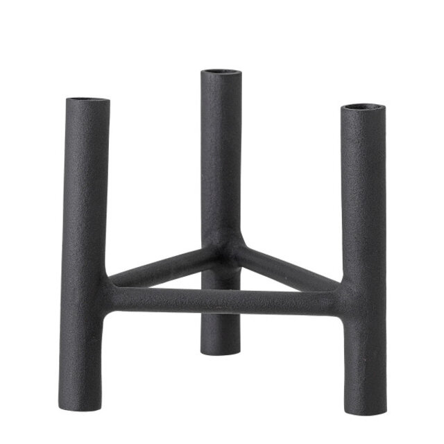 Bloomingville Deeb candle holder - black
