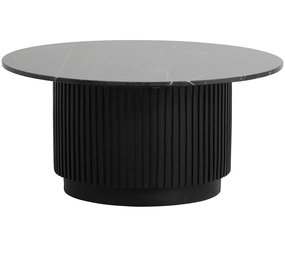 Nordal Erie salontafel - zwart Ø90cm Nordal Erie salontafel - zwart Ø90cm