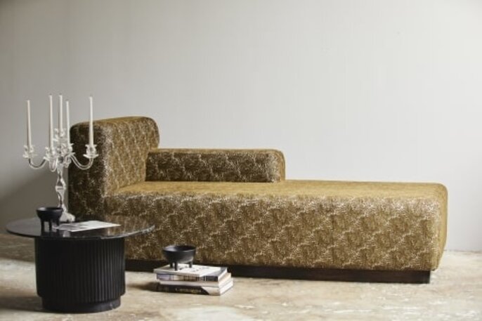 Nordal Table basse Erie - noir Ø90cm