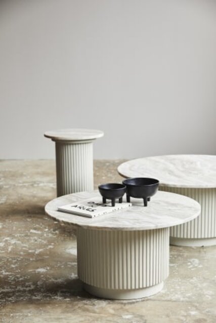 Nordal Table basse Erie - blanc Nordal Table basse Erie - blanc