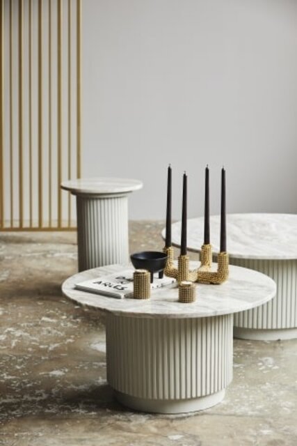Nordal Table basse Erie - blanc Nordal Table basse Erie - blanc