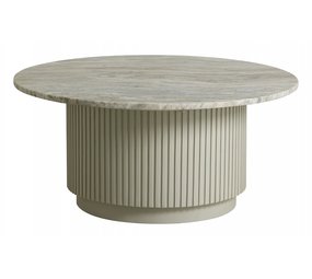 Nordal Erie coffee table - white Ø90cm Nordal Erie coffee table - white Ø90cm