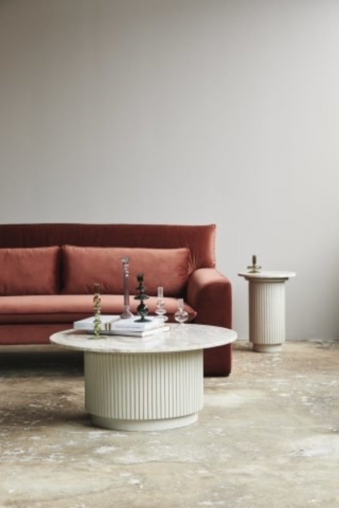 Nordal Erie Couchtisch - weiß Ø90cm Nordal Erie Couchtisch - weiß Ø90cm