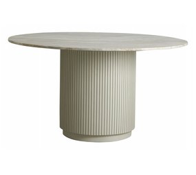 Nordal Table à manger Erie - blanc