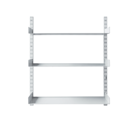 House Doctor Fari shelf system - gray w: 90 cm, h: 100 cm, d: 30 cm