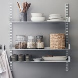 House Doctor Sistema de estantería Fari - gris a: 90 cm, a: 100 cm, f: 30 cm