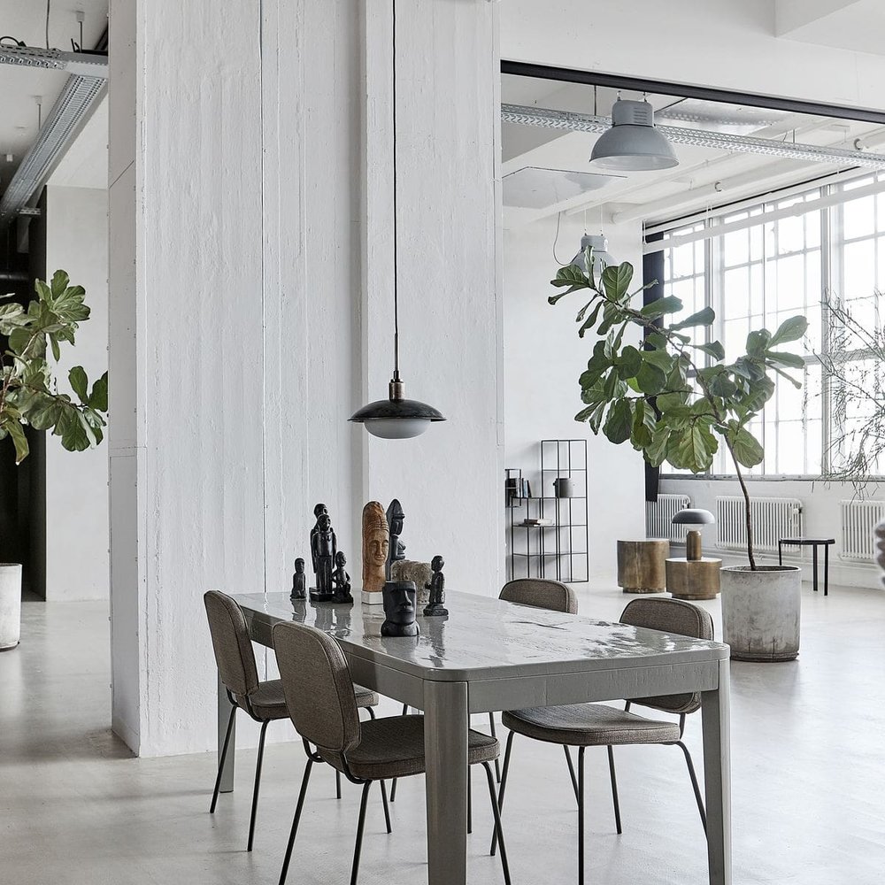 House Doctor Boston hanging lamp - antique brown Ø32cm