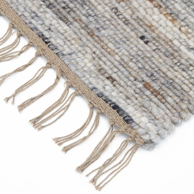 House Doctor Alfombra hafi - gris / marrón 200x80cm House Doctor Alfombra hafi - gris / marrón 200x80cm