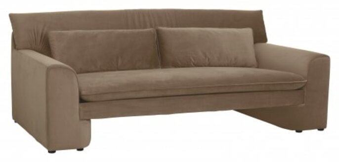 Nordal Geo Sofa - hellbraun