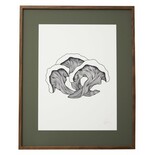 Nordal Fungi illustration - dark oak Nordal Fungi illustration - dark oak