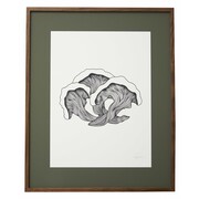 Nordal Fungi illustration - donker eiken Nordal Fungi illustration - donker eiken