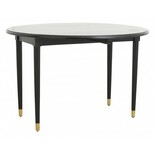 Nordal Table de salle à manger AHR - noire Nordal Table de salle à manger AHR - noire
