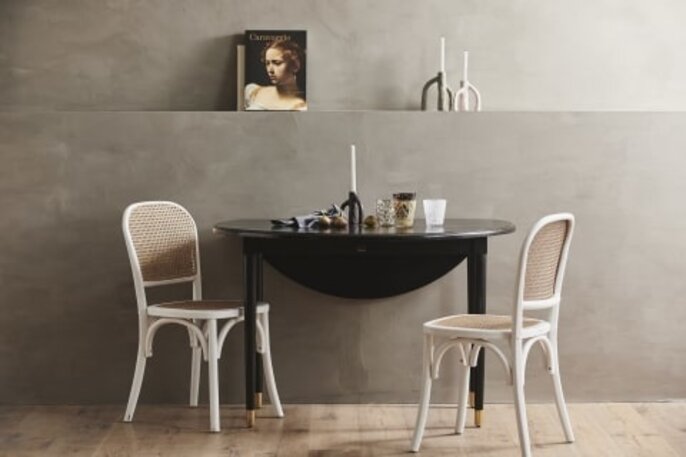Nordal Mesa de comedor AHR - negra Nordal Mesa de comedor AHR - negra