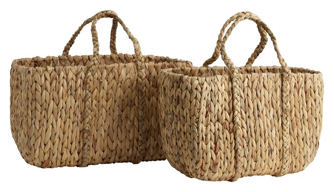 Nordal Osa manden/tassen naturel - set van 2 stuks