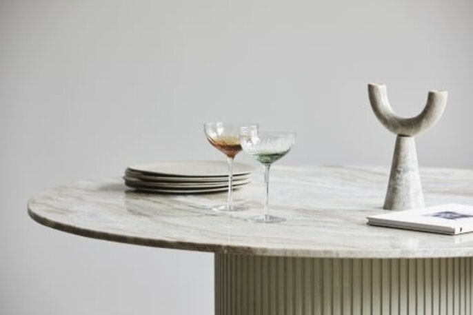 Nordal Garo cocktail glazen amber - set van 8 stuks