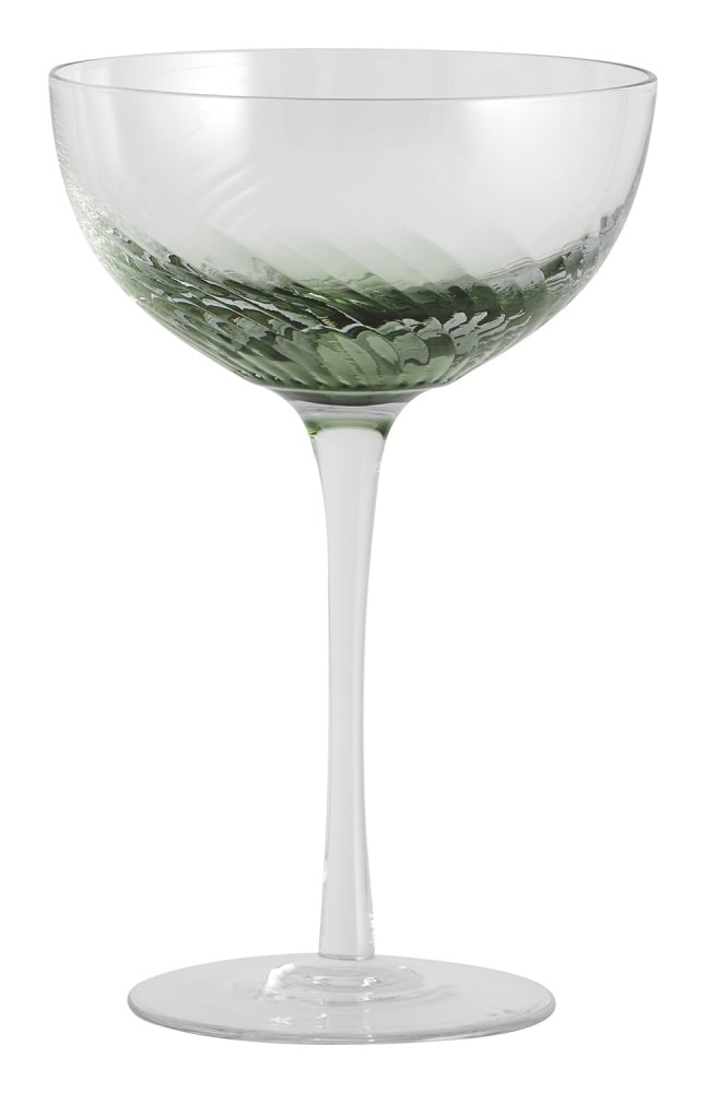 Nordal Verres à cocktail Garo verts - set de 8 pièces