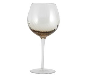 Nordal Garo wine glasses brown - set of 8 pieces