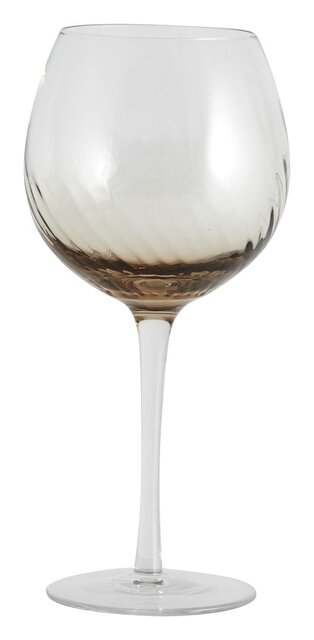 Nordal Verres à vin Garo marron - lot de 8 pièces