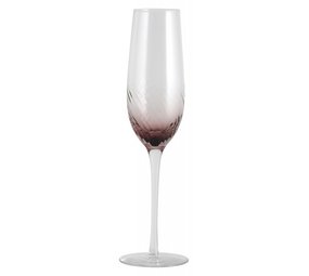 Nordal Garo champagne glasses purple - set of 8 pieces