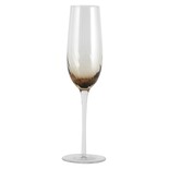 Nordal Garo champagne glazen bruin - set van 8 stuks