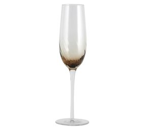 Nordal Garo champagneglas brun - sæt med 8 stk Nordal Garo champagneglas brun - sæt med 8 stk