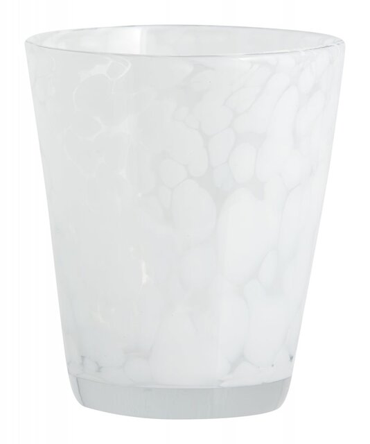 Nordal Tepin drinking glasses white - set of 6 pieces