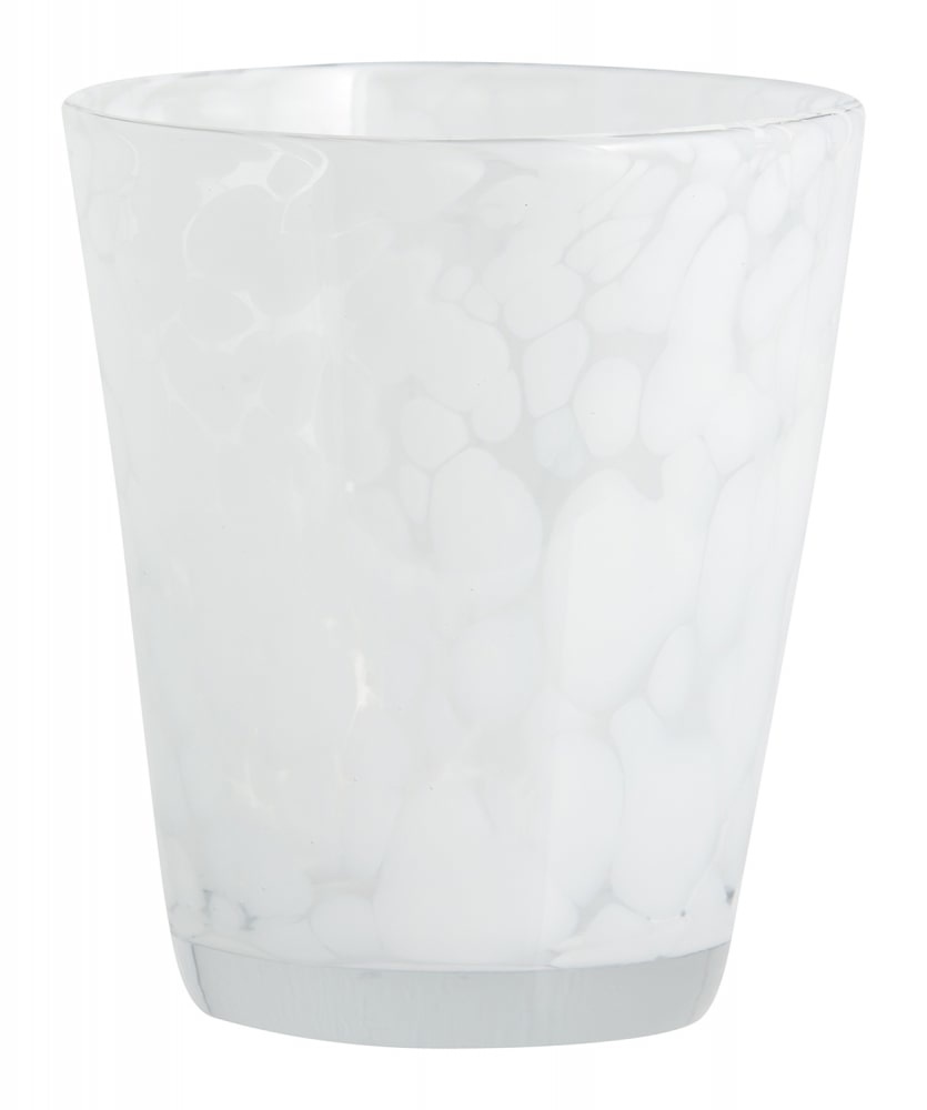 Nordal Verres à boire Tepin blanc - lot de 6 pièces