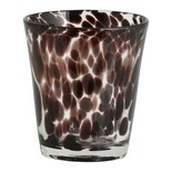 Nordal Tepin drinkglazen bruin - set van 6 stuks