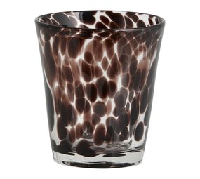 Nordal Tepin drinkglazen bruin - set van 6 stuks Nordal Tepin drinkglazen bruin - set van 6 stuks