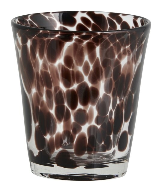Nordal Tepin drinkglazen bruin - set van 6 stuks