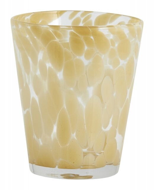 Nordal Tepin drinking glasses beige - set of 6 pieces