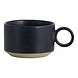 Nordal Grainy thee mokken donkerblauw - set van 4 stuks Nordal Grainy thee mokken donkerblauw - set van 4 stuks