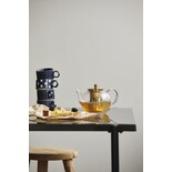 Nordal Grainy tea mugs dark blue - set of 4 pieces Nordal Grainy tea mugs dark blue - set of 4 pieces