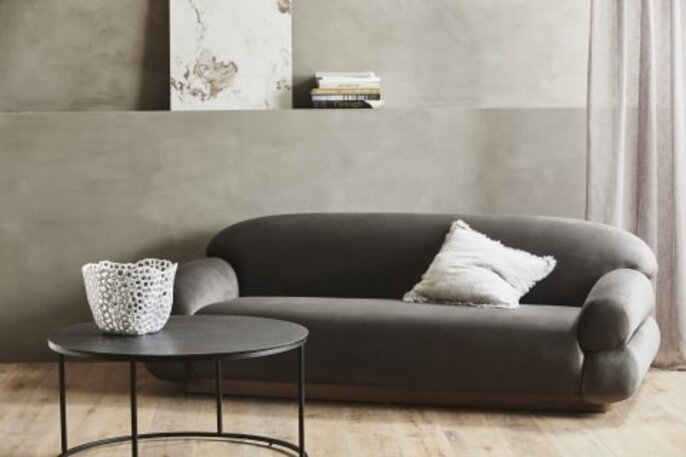 Nordal Lepus cushion incl filling - light grey