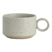 Nordal Grainy tea mugs sand - set of 4