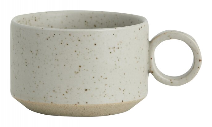Nordal Körnige Teebecher Sand - 4er Set