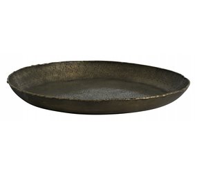 Nordal Danna tray round - antique brass Nordal Danna tray round - antique brass
