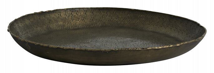 Nordal Danna dienblad rond - antiek messing