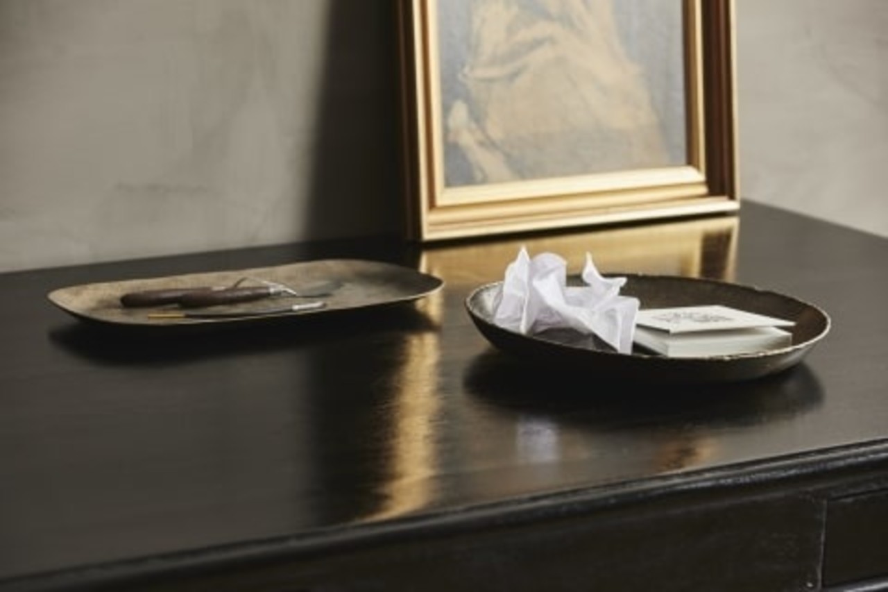 Nordal Danna bakke rund - antik messing