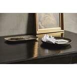 Nordal Danna tray round - antique brass