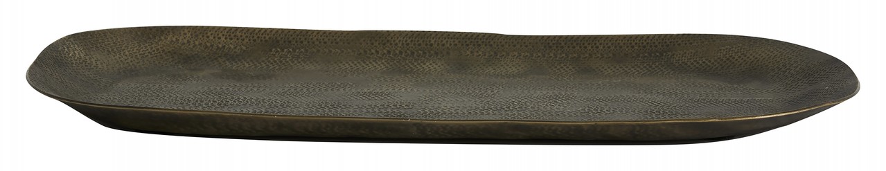 Nordal Danna dienblad vierkant - antiek messing