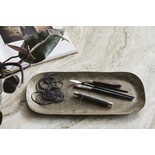 Nordal Danna tray square - antique brass Nordal Danna tray square - antique brass