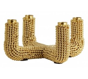 Nordal Candelabro Fogo - dorado