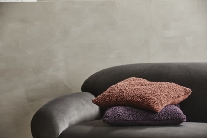 Nordal Coussin Lyra avec rembourrage grand - bordeaux